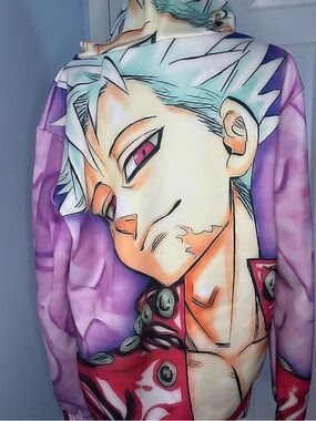 Large Women's Seven Deadly Sins Ban Hoodie